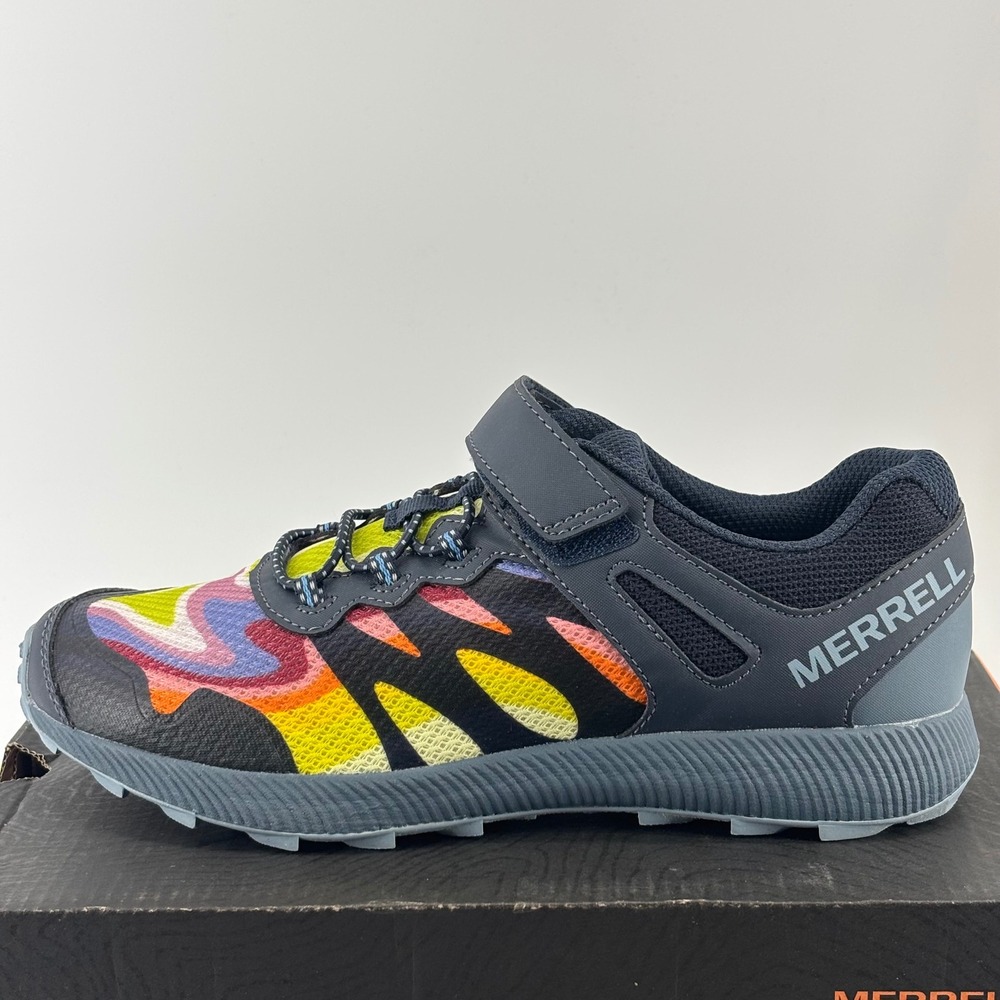 Merrell Nova 2 Sneaker Kids 5.5 Rainbow Mountain Trail Shoe New MK264869